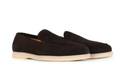 Vanter Low-Top Suede Loafers