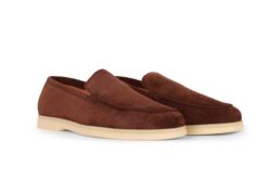 Vanter Low-Top Suede Loafers