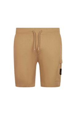 Logo Patch Cotton Shorts Pocket