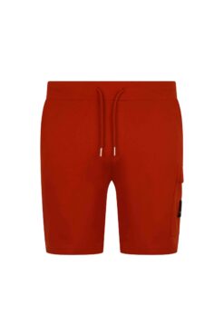 Logo Patch Cotton Shorts Pocket